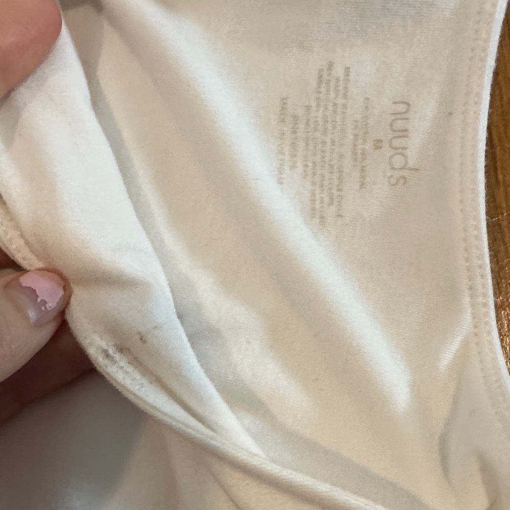 *last chance* nuuds | Women’s White Long Sleeve Bodysuit - Picture 11 of 16